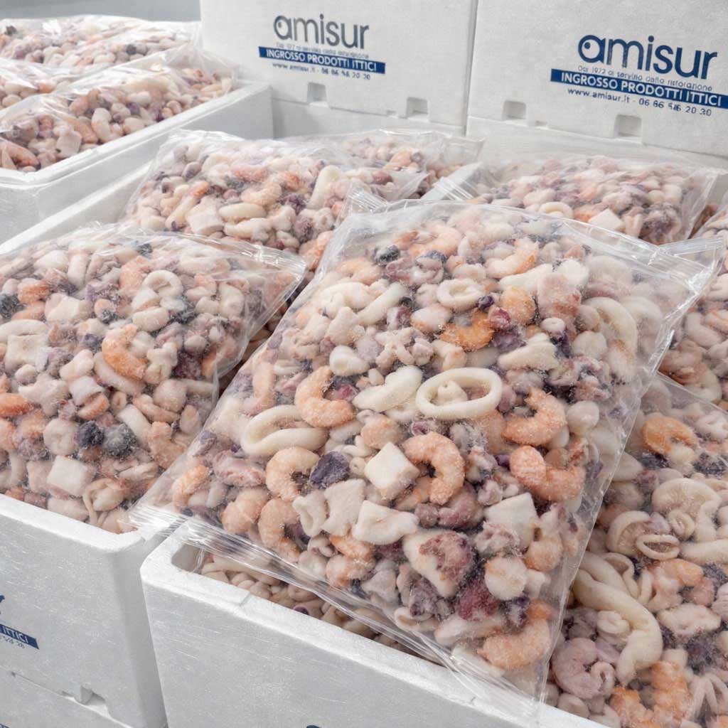 ingrosso pesce surgelato per preparati