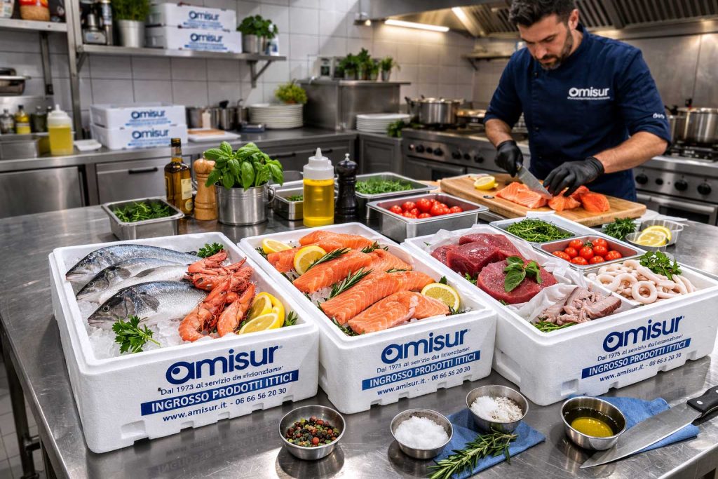 pesce surgelato roma amisur